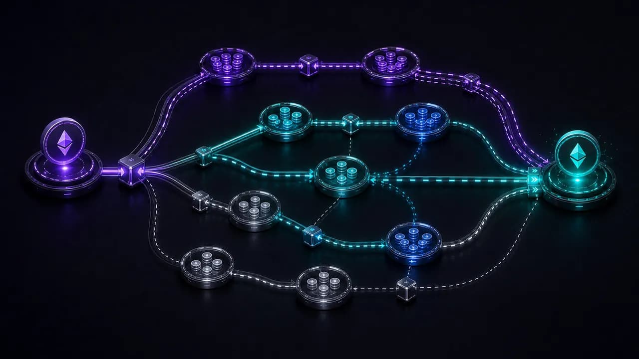 Generated MindSwap article banner for Onchain DEX Routing Explained: Why the Route Matters as Much as the Quote