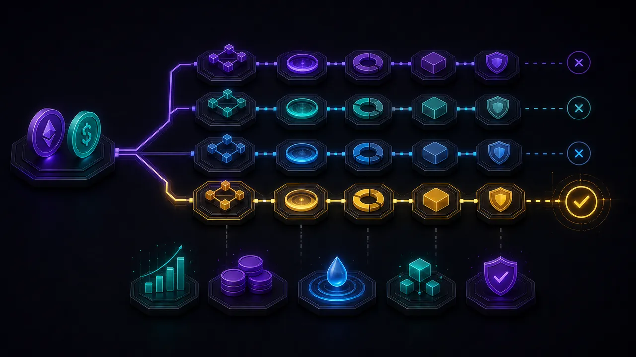 How MindSwap chooses a route - figure 1