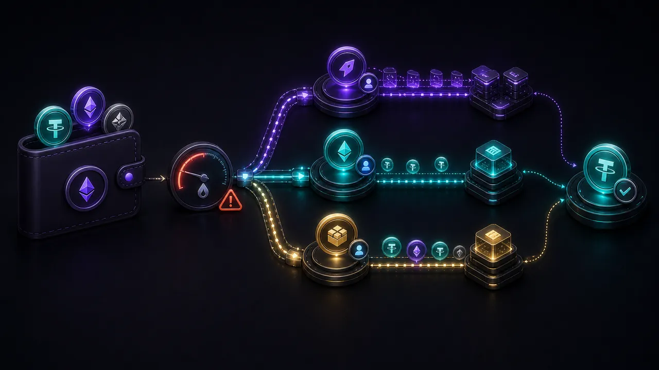Generated MindSwap article banner for How to Swap Without Holding a Gas Token